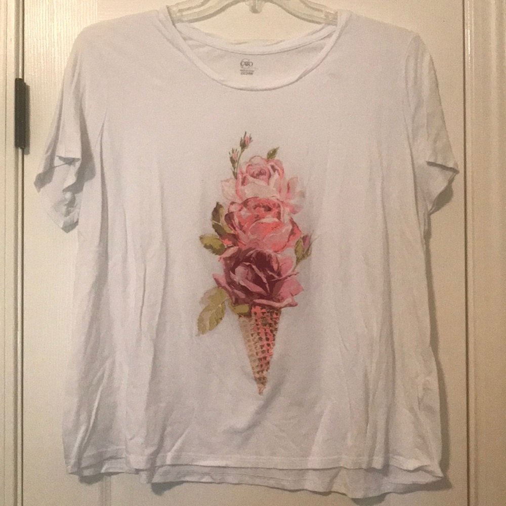 Fun print top for spring SZ 18